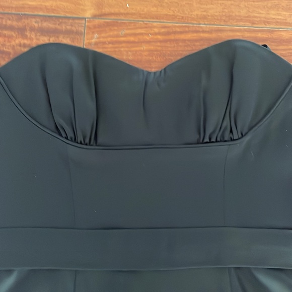 BCBG Maxazria Black Strapless Cocktail Dress - Picture 4 of 7